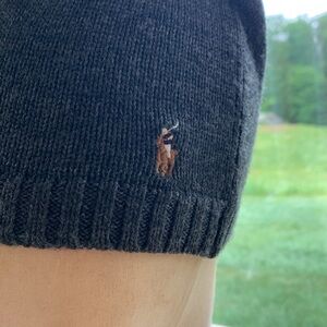 Ralph Lauren blue label beanie, cap hat, 100% merino wool